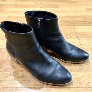 Clarks Somerset Black Ankle Boots